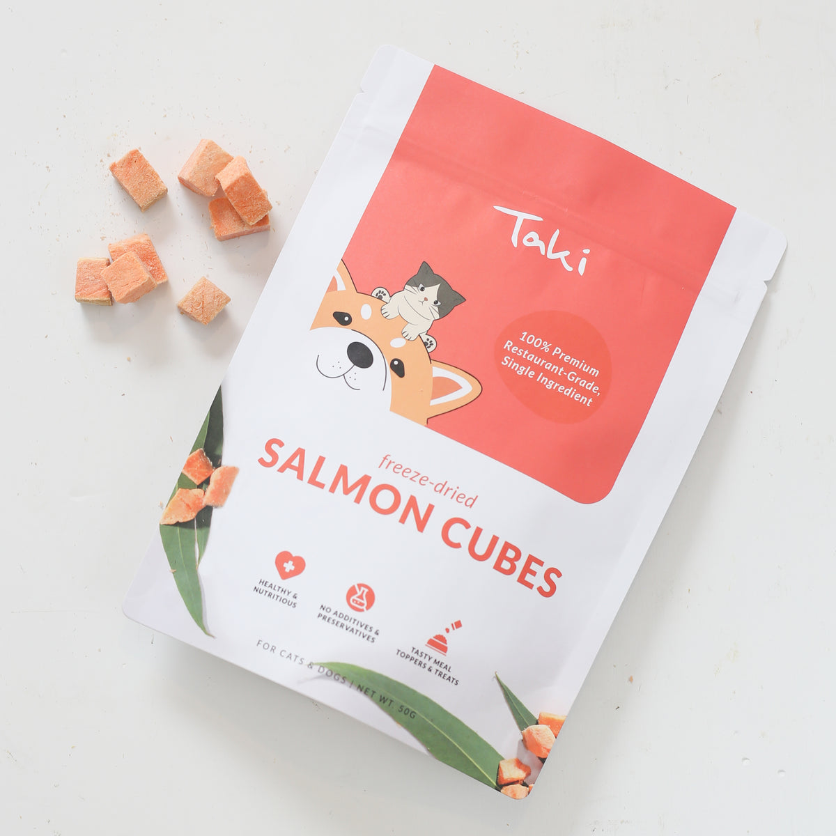 Salmon Cubes 50g