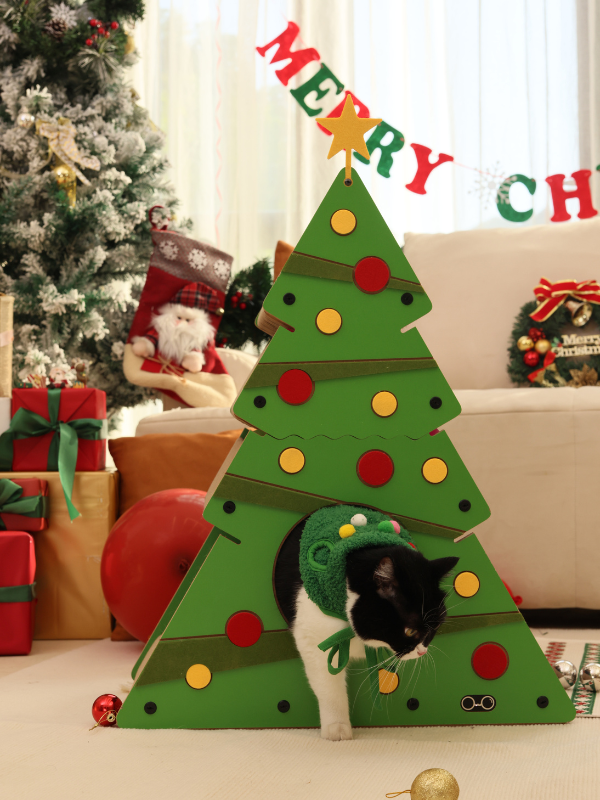 Large Christmas Tree - Cat Scratch Board