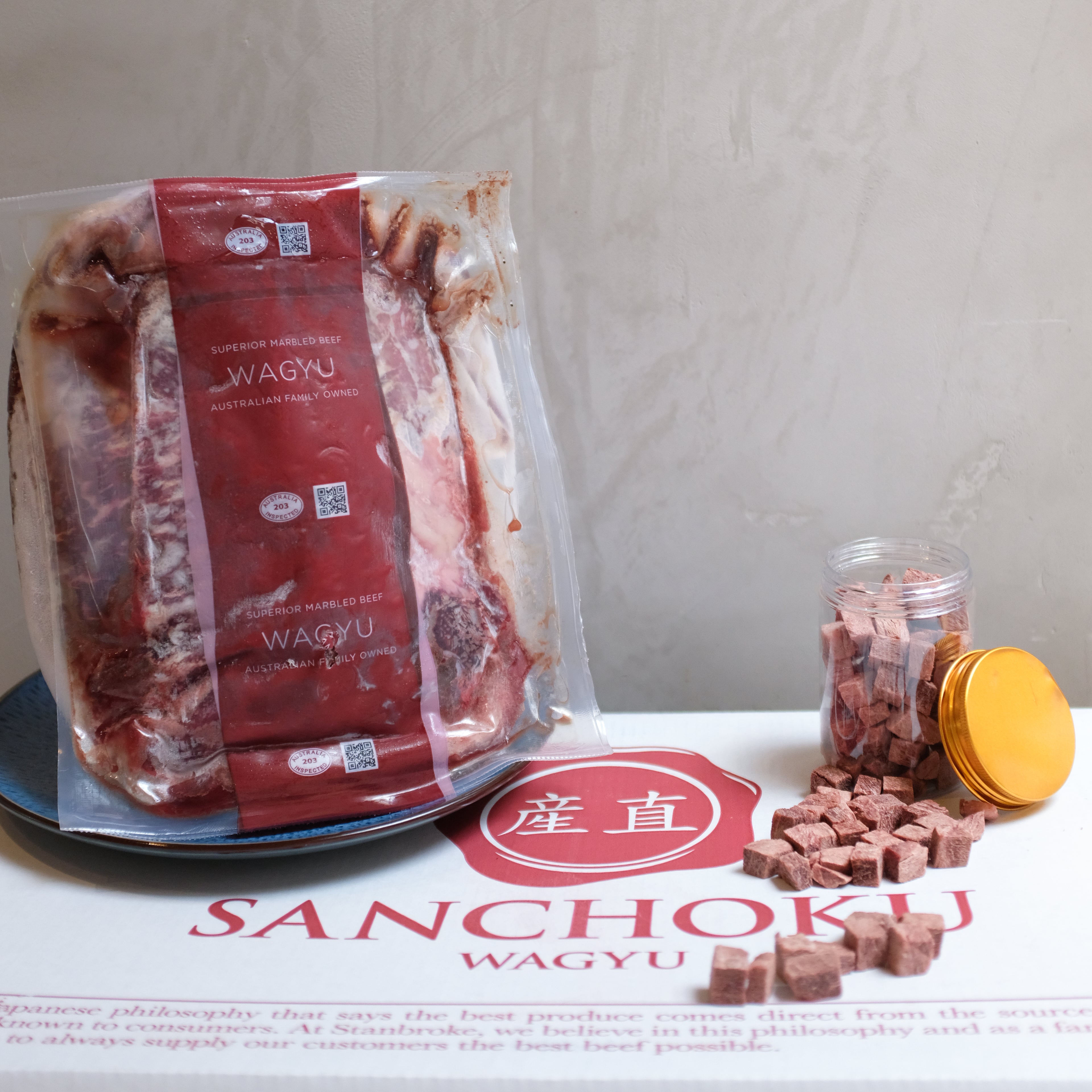 Sanchoku Wagyu Cubes